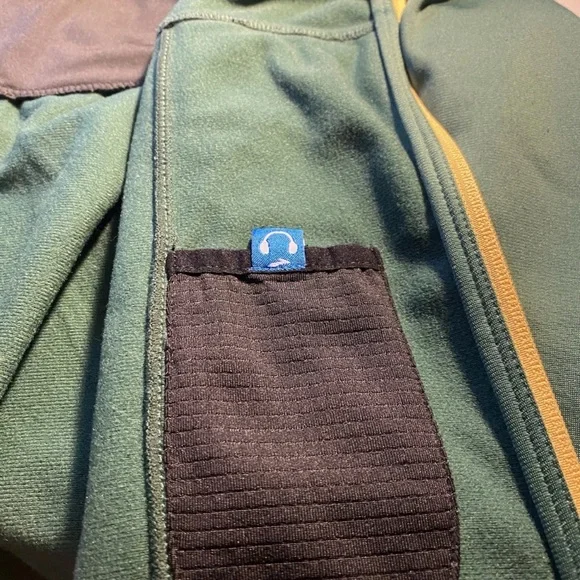 Brooks Track Jacket Team Australia Women’s Medium Green & Yellow Full Zip - Picture 7 of 11